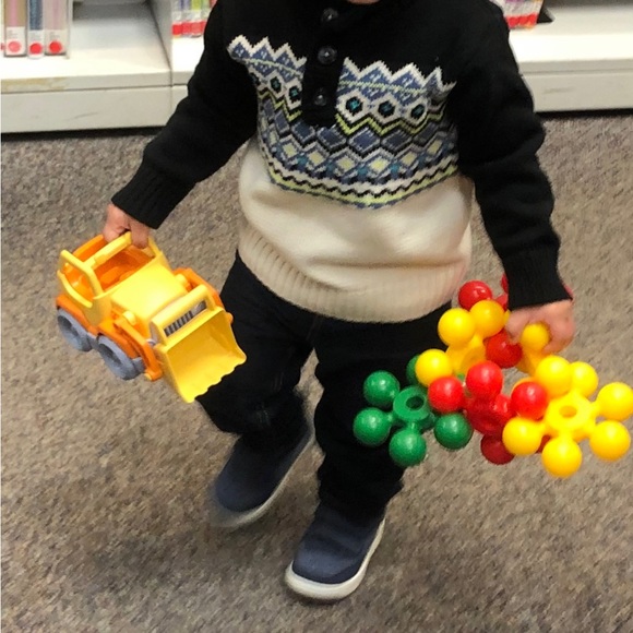 Gymboree Winter Fair Isle Cotton Galactic Sweater Size 18-24 Months - Picture 2 of 13